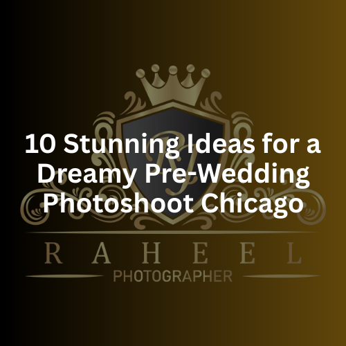 pre-wedding photoshoot Chicago couple romantic moment